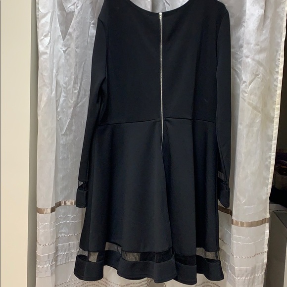 NWOT| Long Sleeved Black Dress - Picture 6 of 7